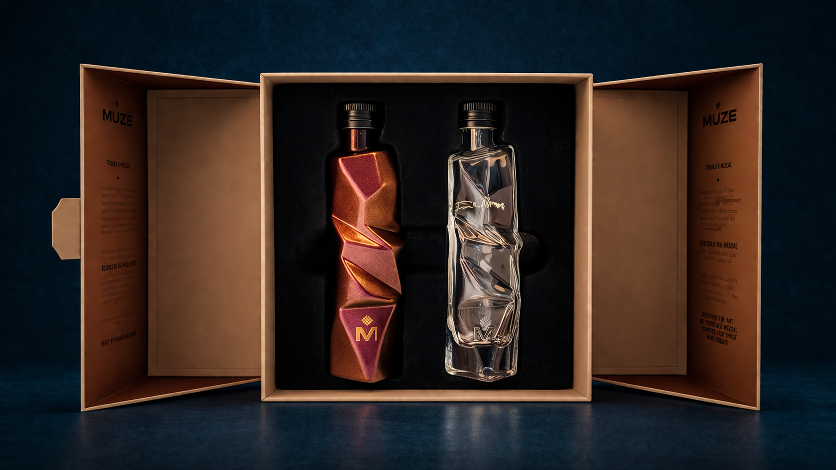 MUZE discovery coffret with BLAST and PULSE 5cl mignonettes